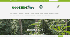 Desktop Screenshot of 1000seeds.info
